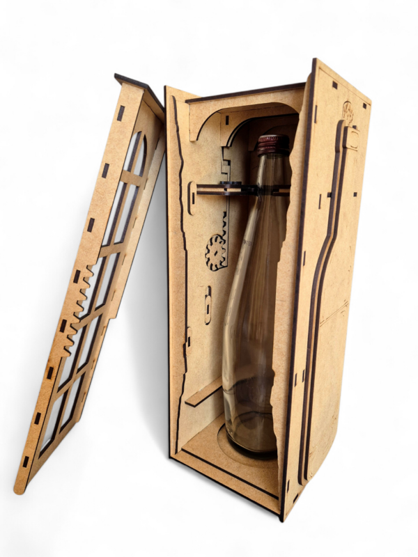 Wine puzzle box, puzzle, puzzle box